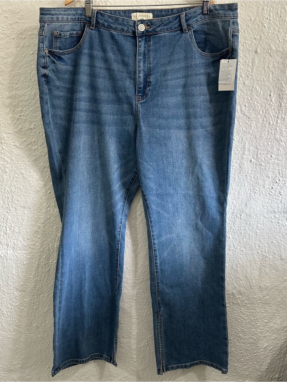 NWT ELOQUII Denim Jeans Womens Medium Wash Size 22